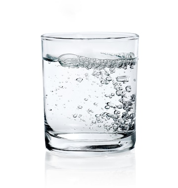 Glass of clean water
